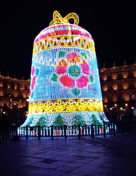 Campana Navidad en la Plaza Mayor de Salamanca 2021
