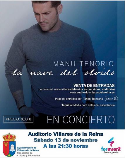 Manu Tenorio en Villares de la Reina. Salamanca