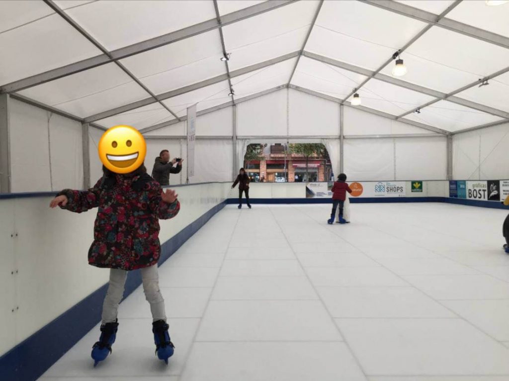 Pista de patinaje Salamanca. Navidad 2021