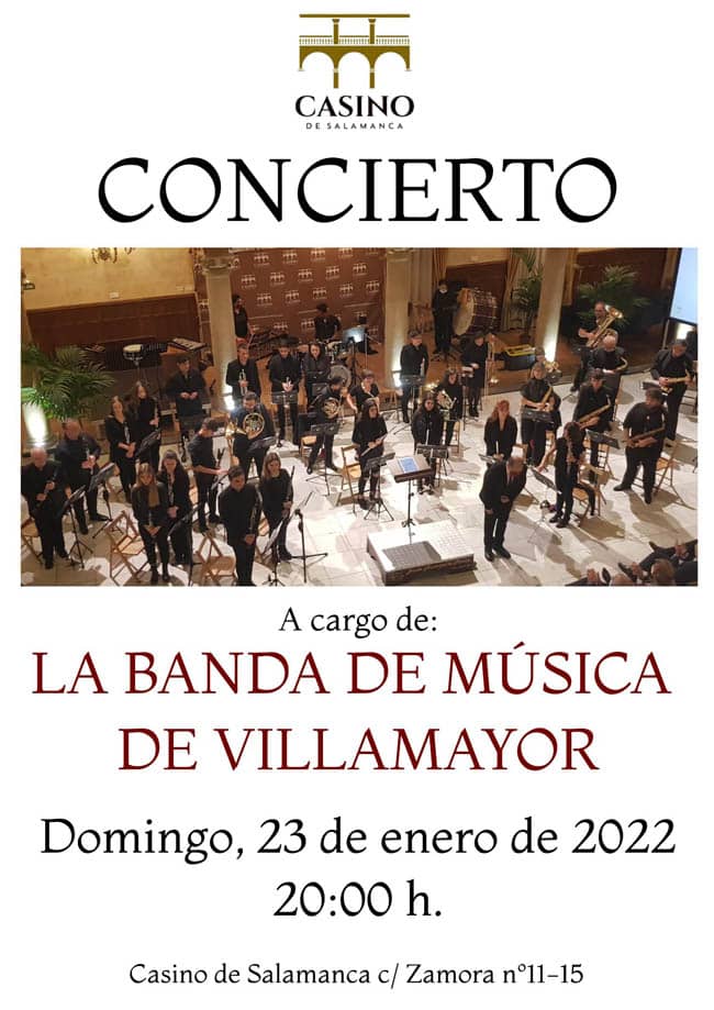 Concierto de la banda de música de Villamayor