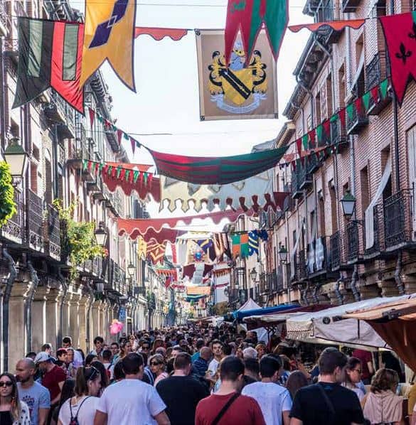 Mercado histórico en las ferias y fiestas de Salamanca 2022