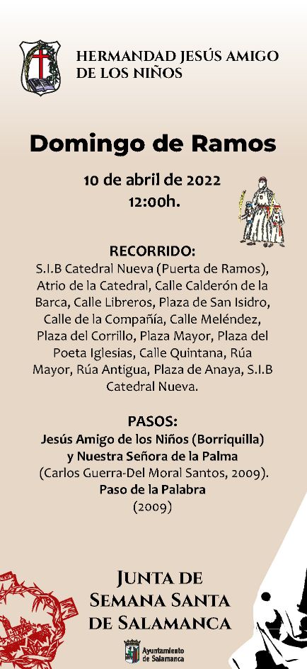Domingo de Ramos-1. Semana Santa Salamanca 2022