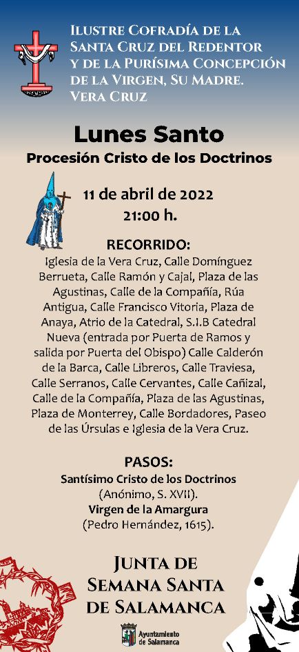 Lunes Santo. Semana Santa Salamanca 2022