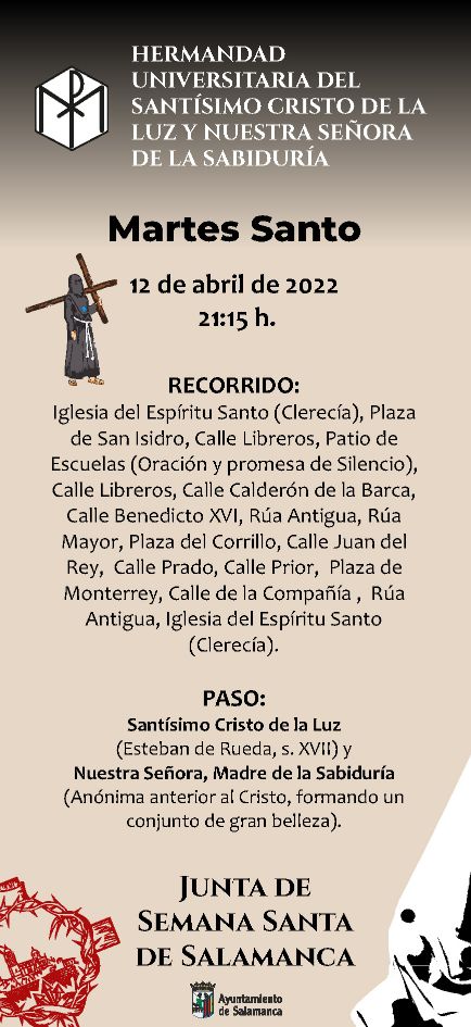 Martes Santo. Semana Santa Salamanca 2022