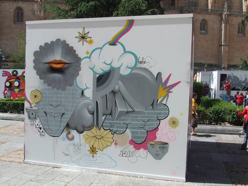 Festival de grafiteros en Salamanca 2007