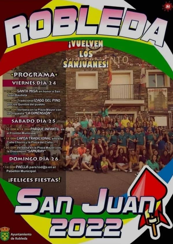 Fiestas en San Juan de Robleda 2022