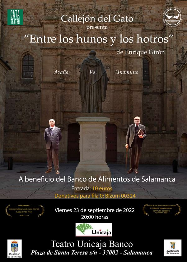 Entre los hunos y los hotros. Obra de teatro en Salamanca