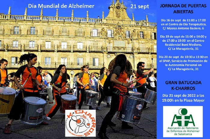 cartel día mundial del Alzheimer. Salamanca 2022