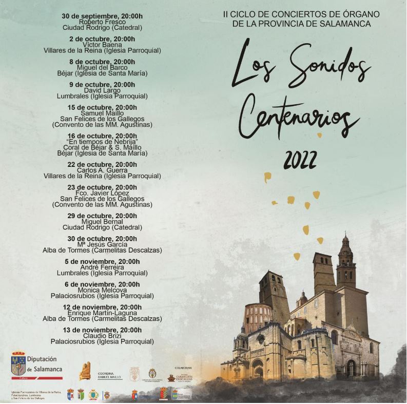 II Ciclo de conciertos de órgano de la provincia de Salamanca