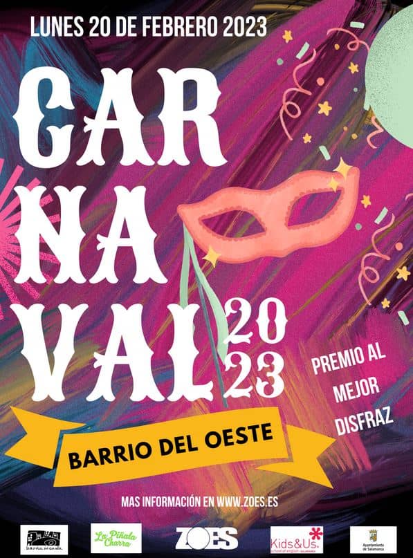 Carnaval 2023 en el Barrio del Oeste. Salamanca