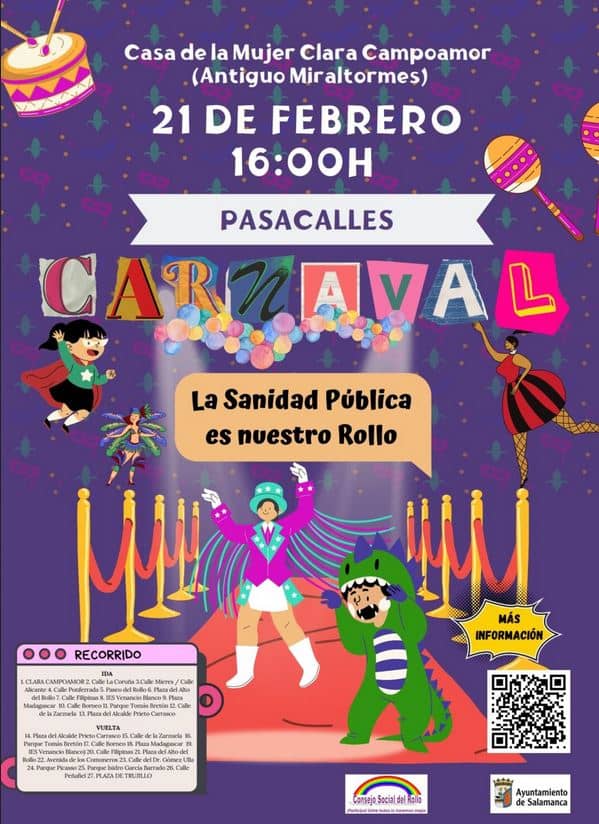 Carnaval 2023 en el Rollo. Salamanca