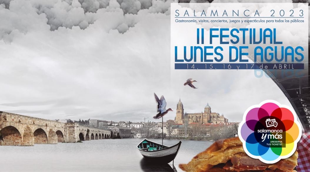 Cartel del II Festival Lunes de Aguas 2023 en Salamanca