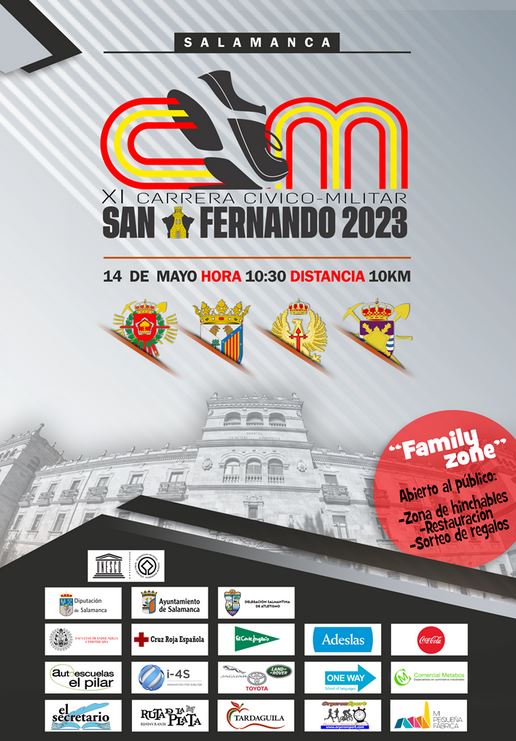 XI Carrera Cívico-Militar San Fernando 2023. Salamanca