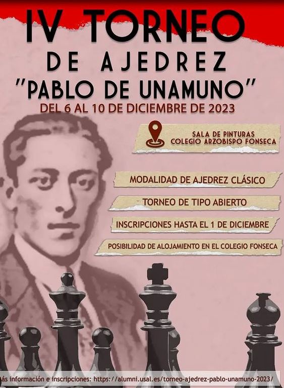 IV Open de ajedrez Pablo de Unamuno