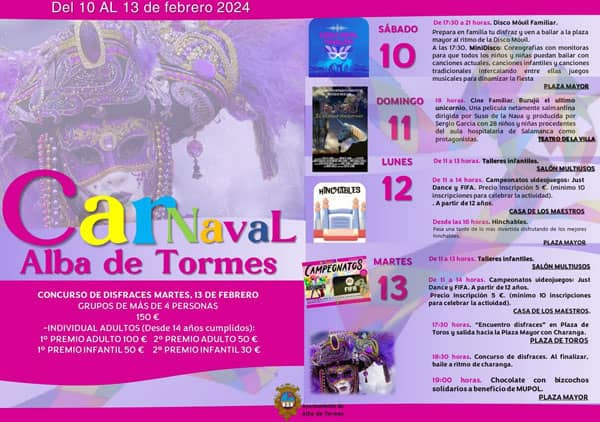 Carnaval 2024 en Alba de Tormes