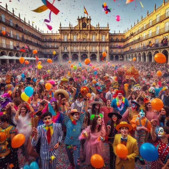 Carnaval en Salamanca 2024. Imagen generada por IA