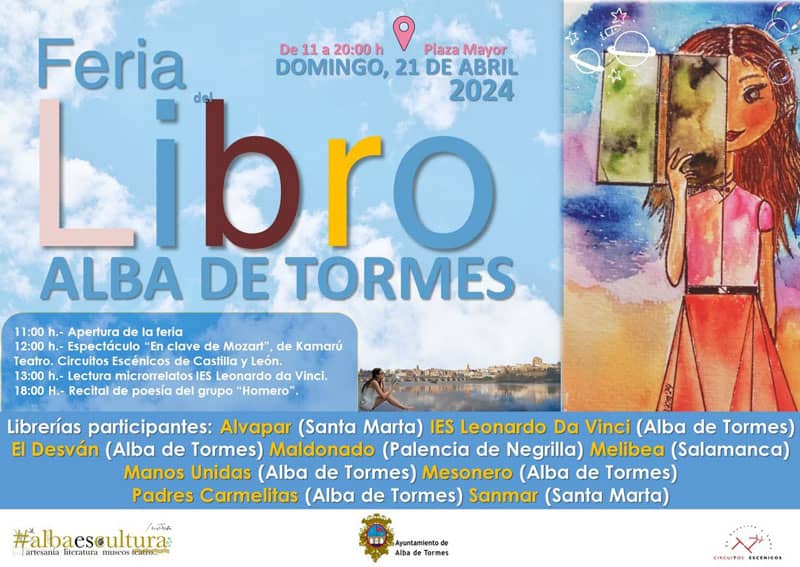 Feria del libro 2024 en Alba de Tormes