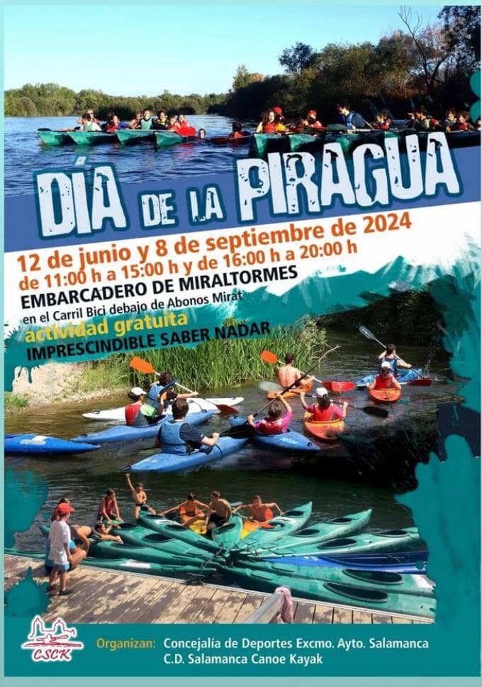 Día de la piragua. Fiestas de San Juan de Sahagún 2024 Salamanca