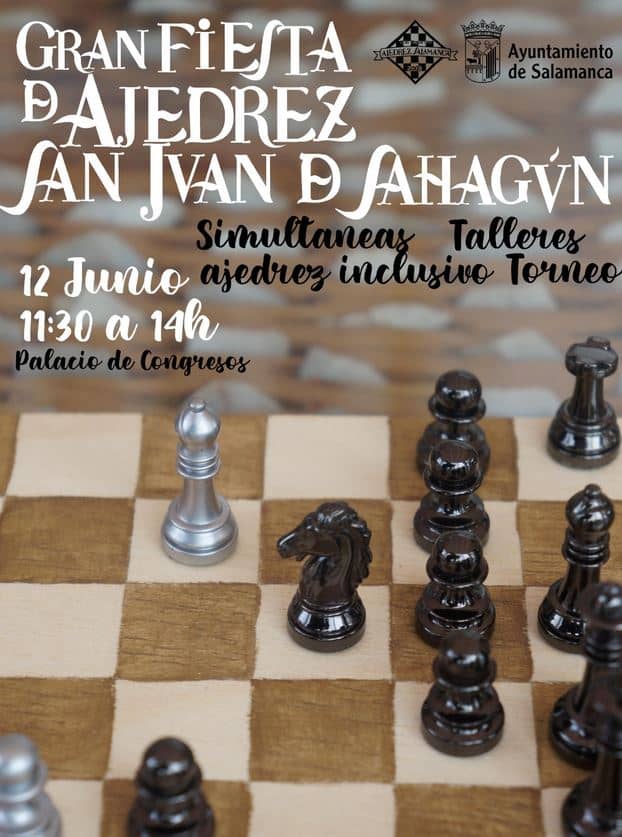 Gran fiesta de ajedrez San Juan de Sahagún 2024 en Salamanca