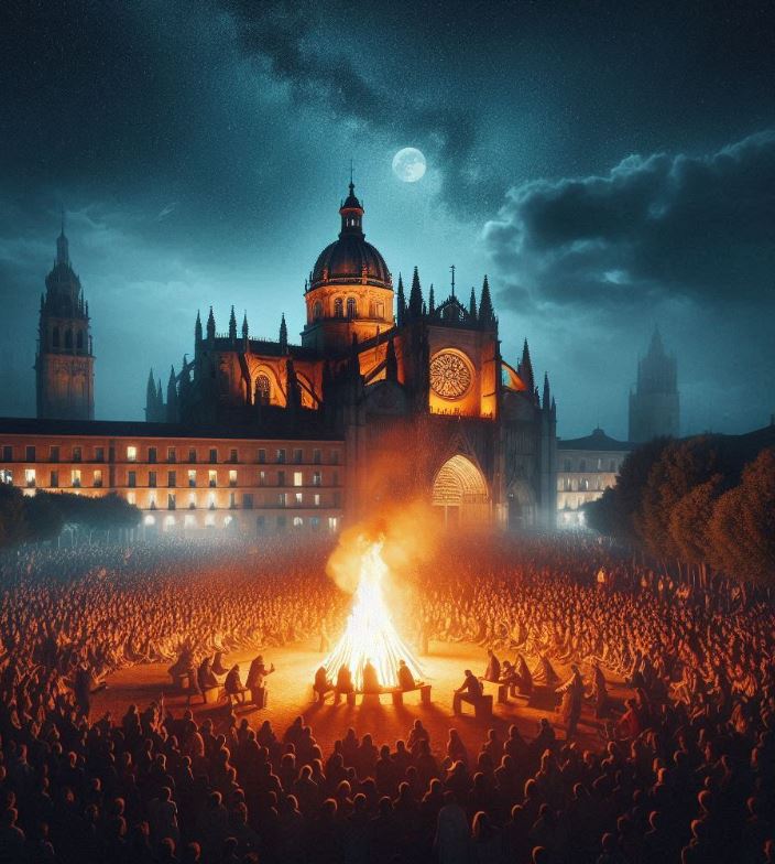San Juan 2024 en Salamanca. Imagen generada por IA