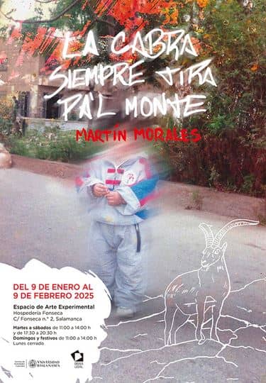 Cartel de la exposición La cabra siempre tira pa´l monte