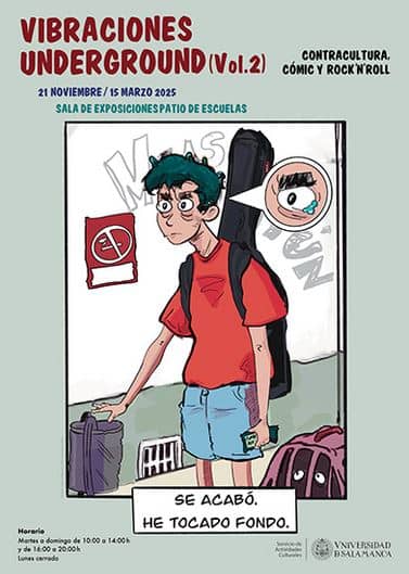 Cartel de la exposición Vibraciones Underground vol.2