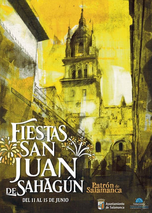 Cartel de las Fiestas San Juan de Sahagún 2025 en Salamanca