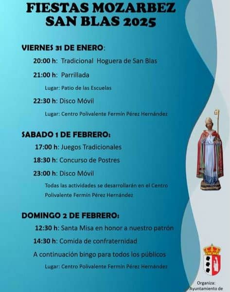Fiestas de San Blas 2025 en Mozarbez