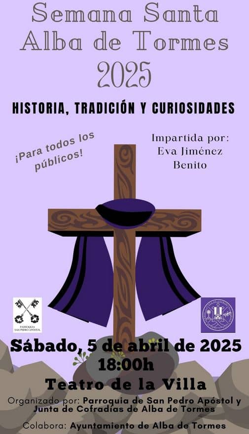 Charla sobre la Semana Santa Salmantina en Alba de Tormes