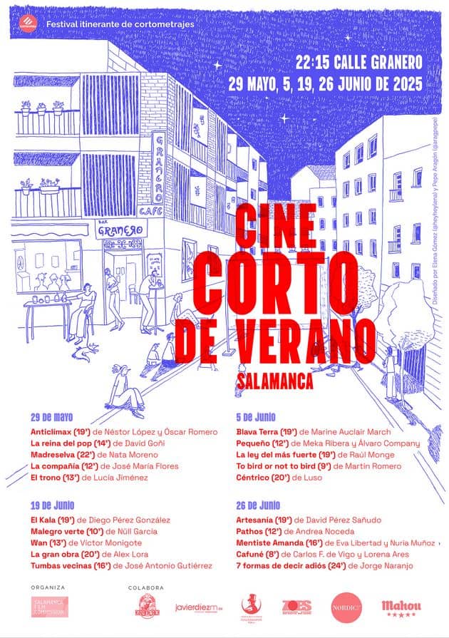 Cine corto de verano 2025 en Salamanca