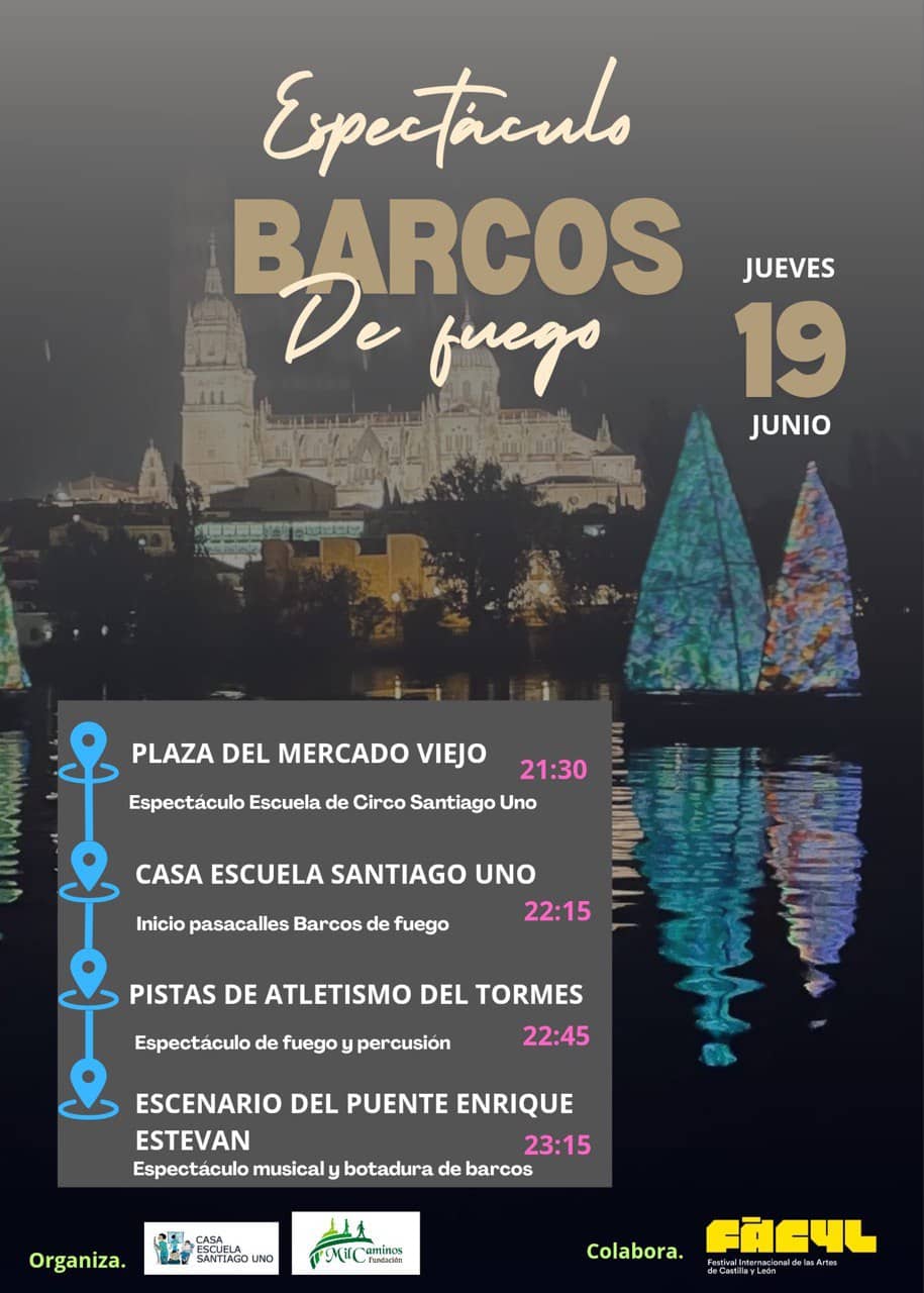 Espectáculo de barcos de fuego