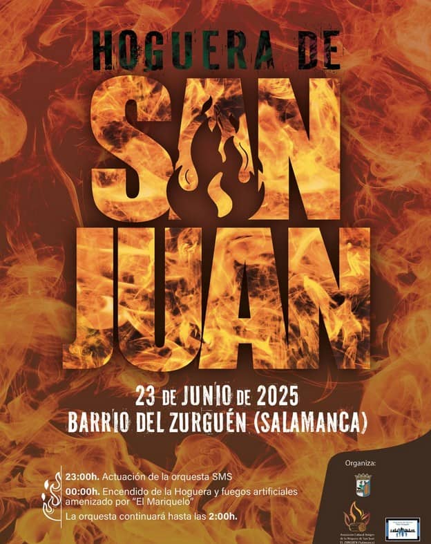 Hoguera de San Juan 2025 en Salamanca
