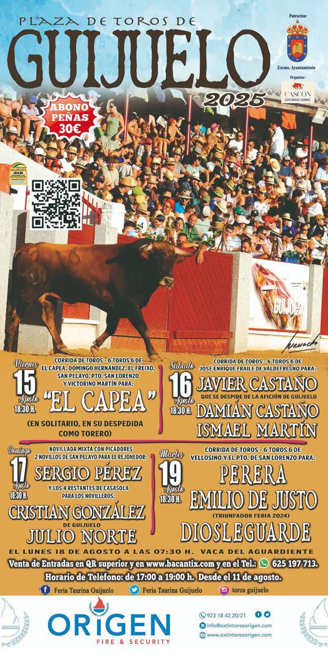 Feria Taurina 2025 en Guijuelo