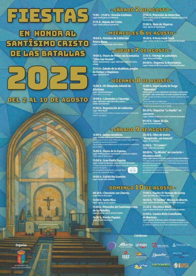 Fiestas 2025 en Castellanos de Moriscos. Salamanca