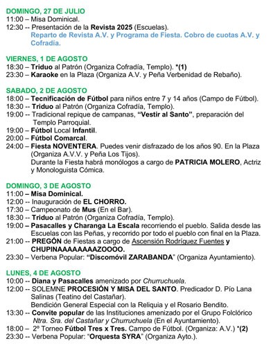 PROGRAMA FIESTAS NAVA DE BÉJAR 2025-1