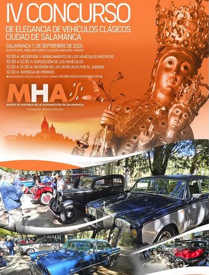 IV Concurso de Elegancia de Vehículos Clásicos Ciudad de Salamanca
