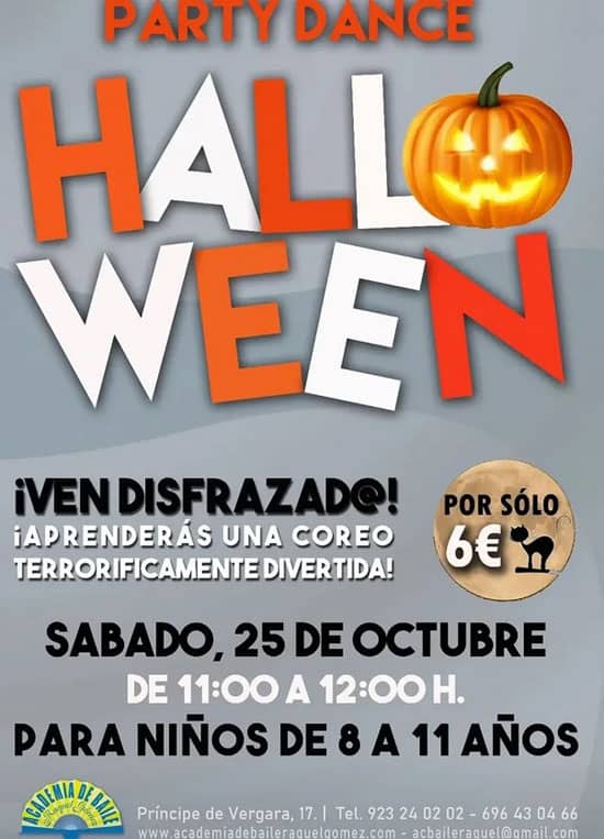 Halloween en la academia de baile Raquel Gómez