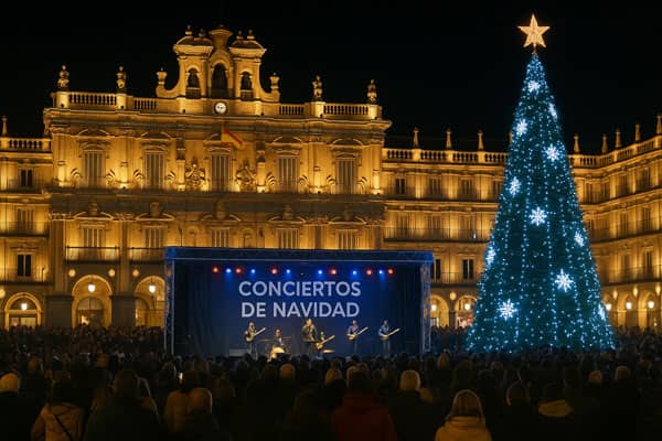 Conciertos navideños en la Plaza Mayor de Salamanca