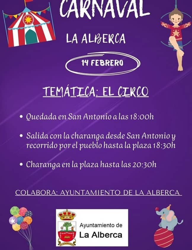 Carnaval 2026 en La Alberca