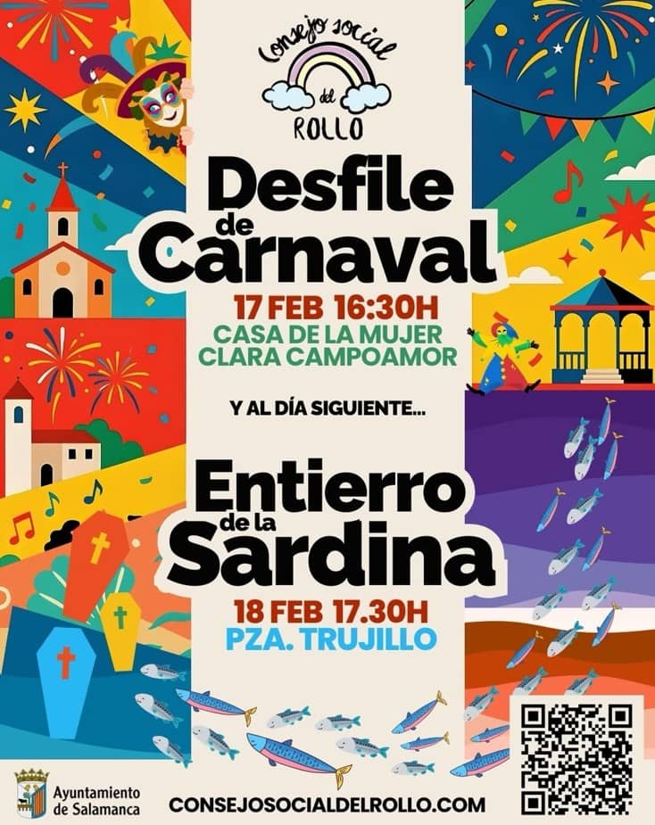Carnaval 2026 en El Rollo. Salamanca