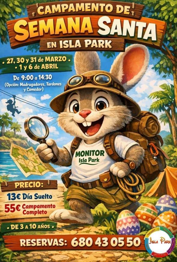 Campamento de Semana Santa en Isla Park. Salamanca 2026