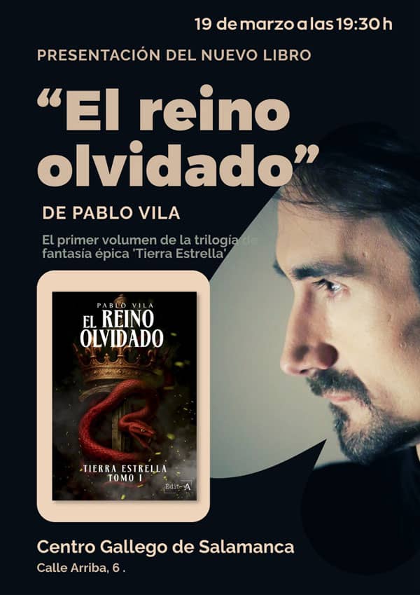 Cartel Presentación libro Pablo Vila