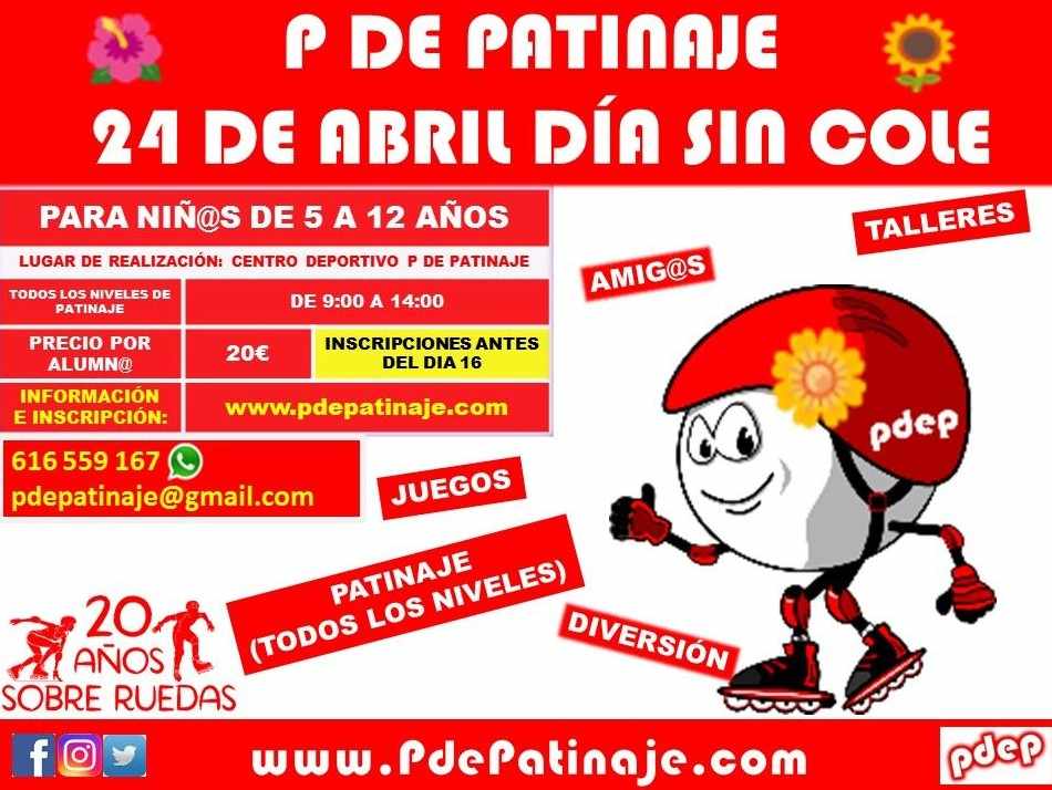 P de Patinaje día sin cole 24 de abril 2026