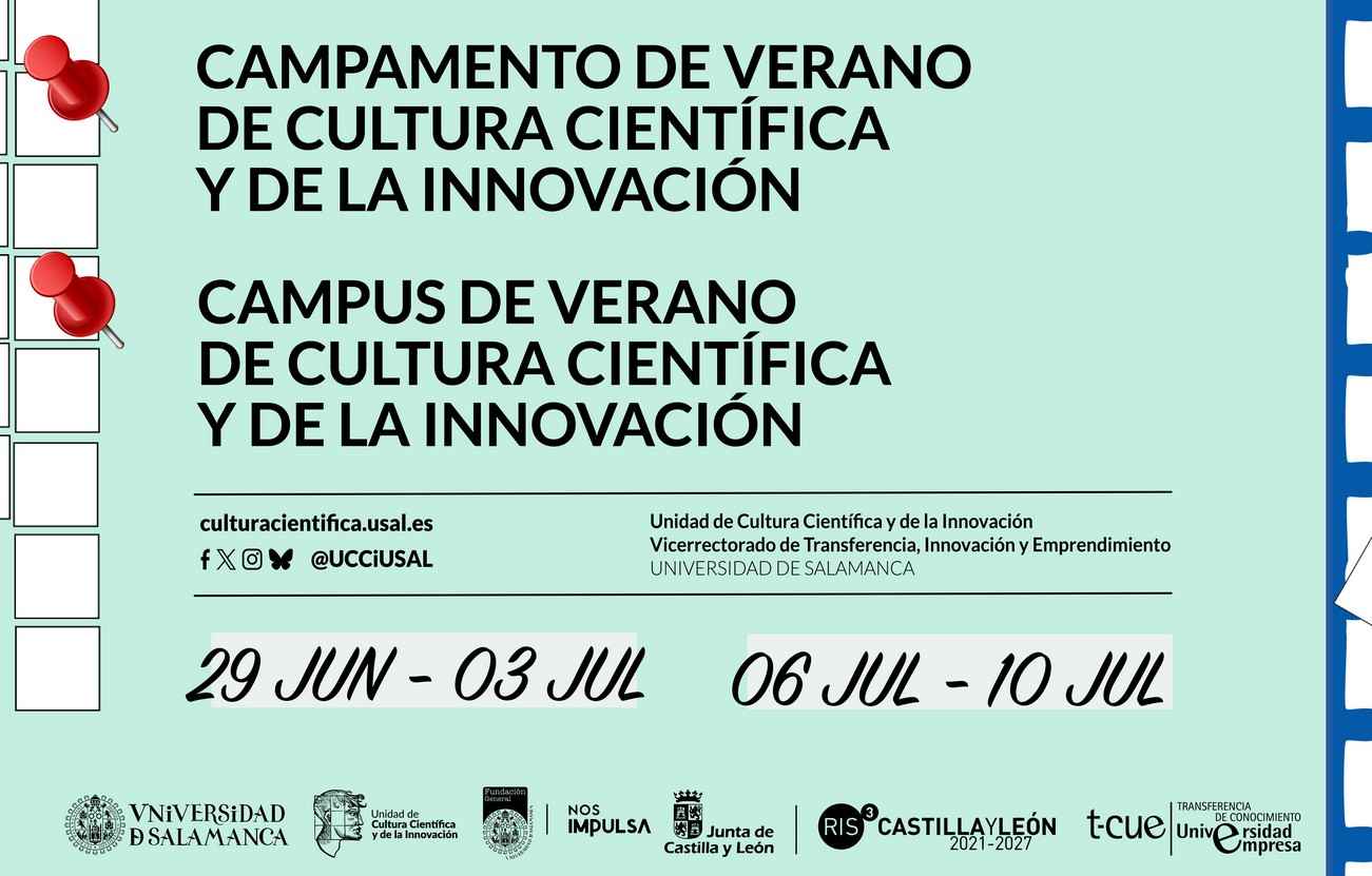 Campamento de verano de Cultura Científica y de la Innovación 2026