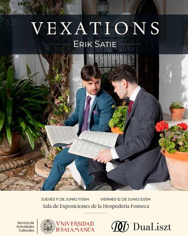 DuaLiszt interpretará Vexations en Salamanca