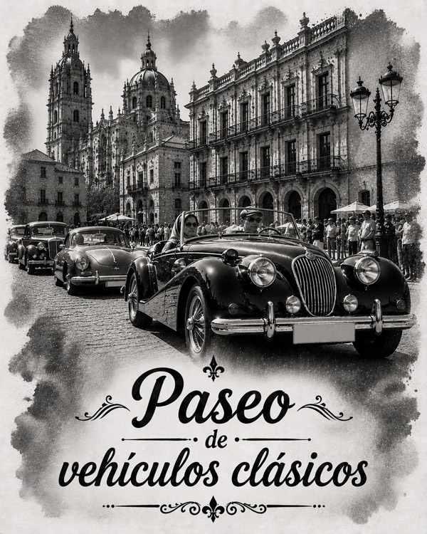 Paseo de vehículos clásicos