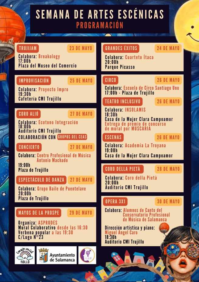Programación de la semana de artes escénicas 2026 en Salamanca