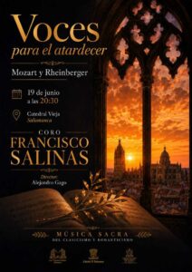 Cartel Voces para el atardecer