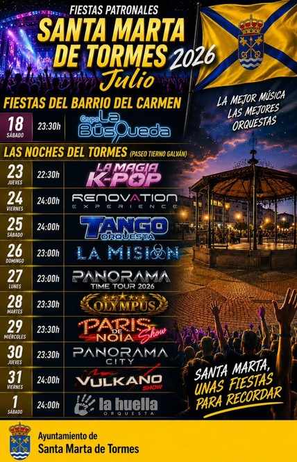 Fiestas de Santa Marta 2026