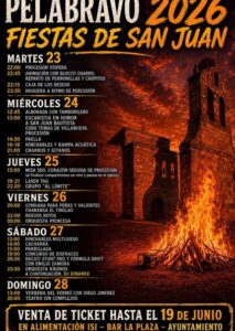 Fiestas de San Juan 2026 en Pelabravo. Salamanca